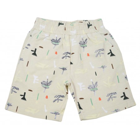 Детски бермуди за момче в бежово