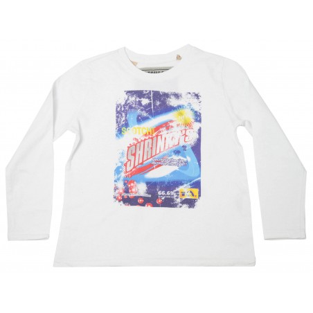 Детска блуза за момче в бяло