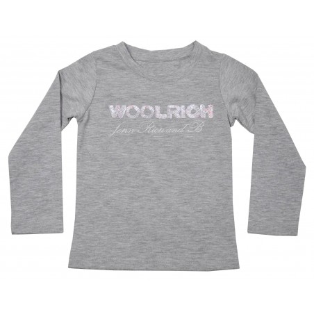 Бебешка блуза за момиче в сиво Girl