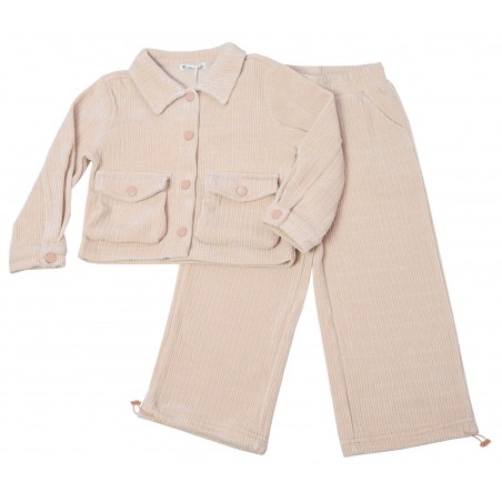 Детски комплект за момиче Girl в бежово