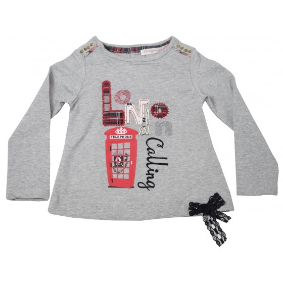 Бебешка ватирана блуза с...