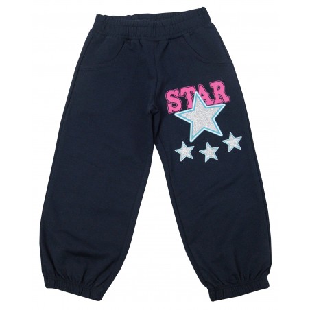 Детско тъмносиньо долнище за момиче Star