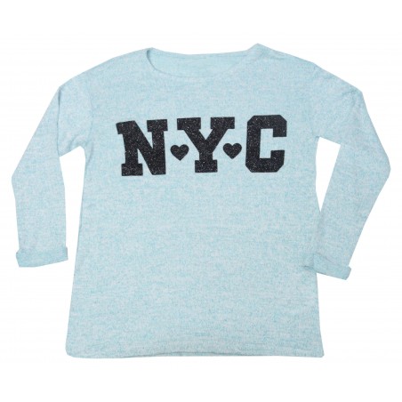 Детски блуза фино плетиво за момиче NYC