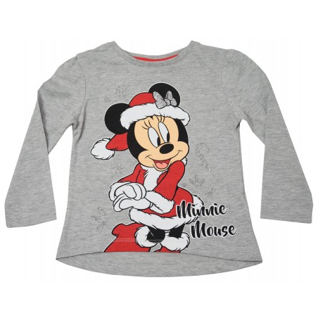 Коледна бебешка блуза за момиче Minnie