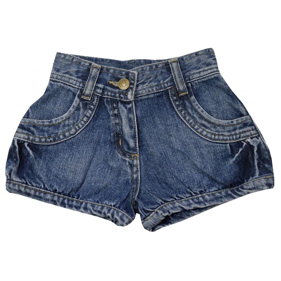 бебешки къси дънкови панталонки за момиче