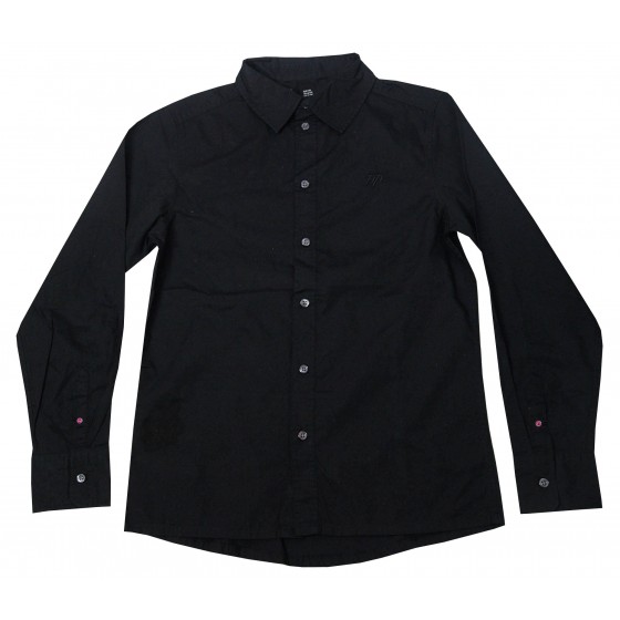 Детска черна риза за момче