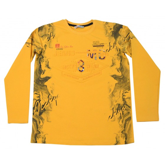 Детска жълта блуза за момче