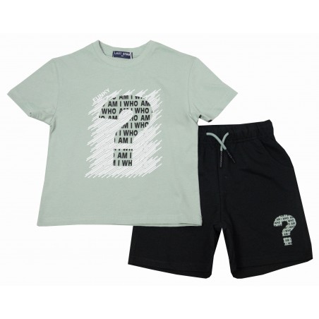 Детски комплект за момче, 2 части с тениска и къси панталони