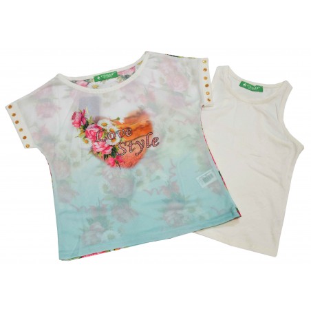 Комплект тениска с потник