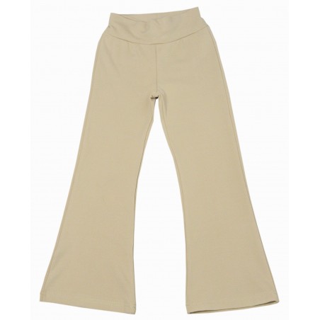 Детски клин чарлстон за момиче в бежово