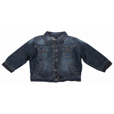 Бебешко подплатено дънково яке за момче