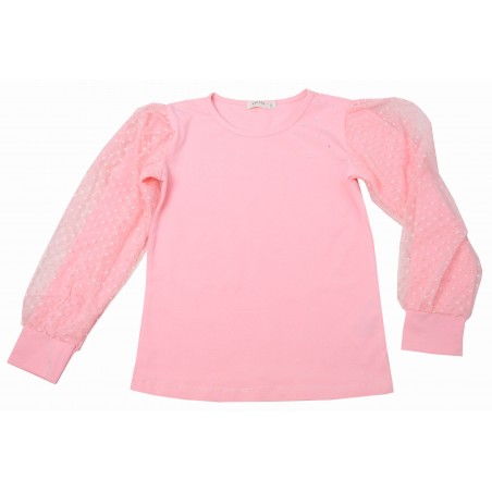 Детска блуза за момиче в розово
