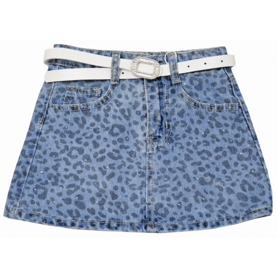 Детска дънкова пола с...