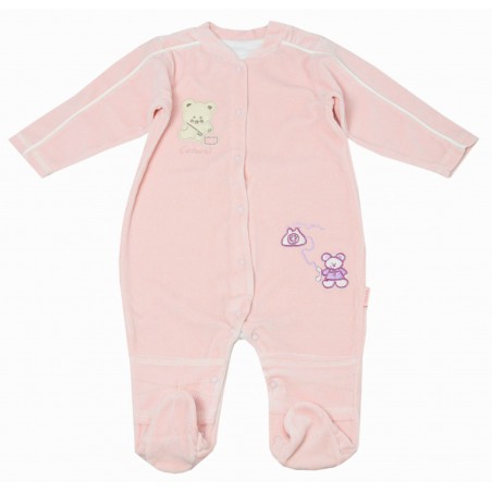 Бебешко плюшено боди за момиче Baby