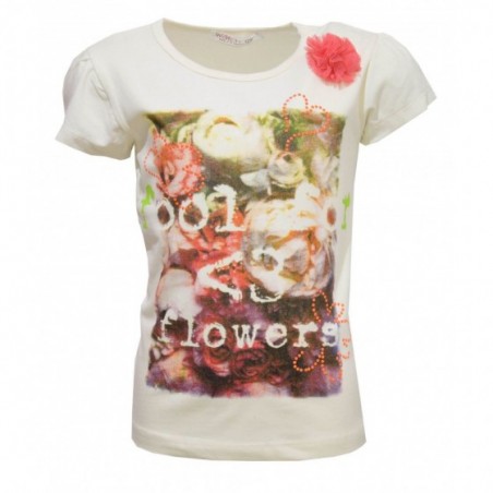 Детска тениска за момиче Flowers