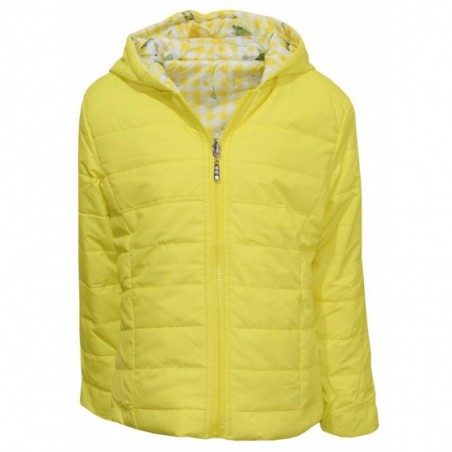 Детско пролетно яке за момиче с две лица