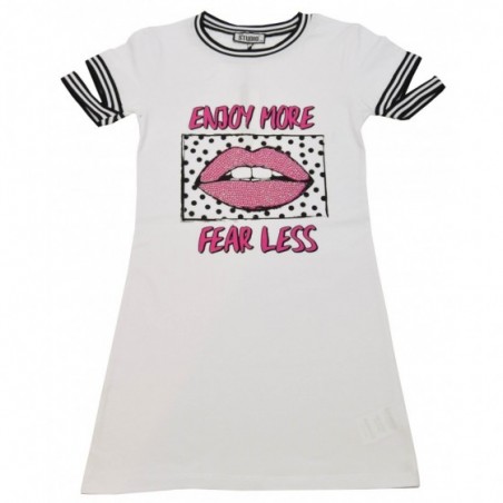 Детска рокля Enjoy в бяло