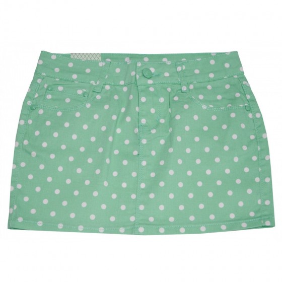 Детска пола за момиче в зелено