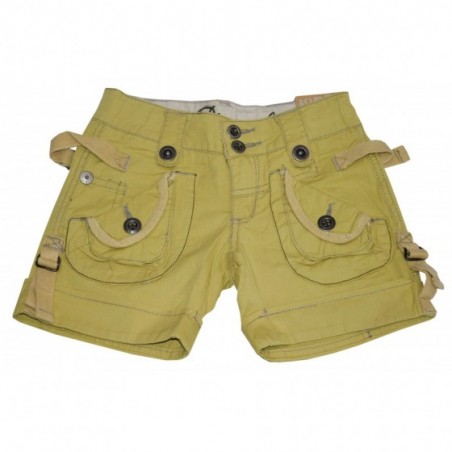 Детски къси панталони за момиче в жълто