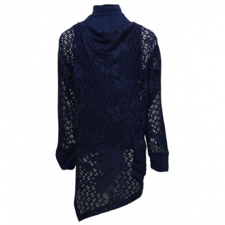 Детска блуза за момиче Fashion в тъмносиньо