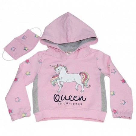 Детска блуза за момиче Unicorn в розово