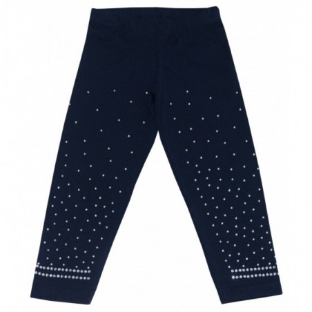 Детски клин за момиче с камъни тъмносиньо