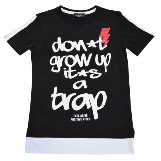 Тениска "Fashion" в черно