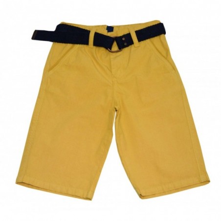 Детски бермуди за момче в жълто