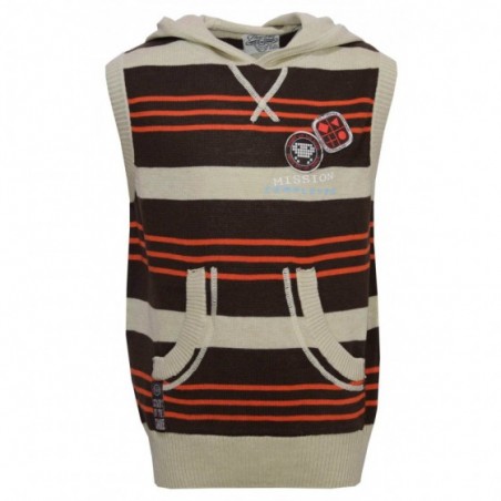 Детски пуловер без ръкави за момче