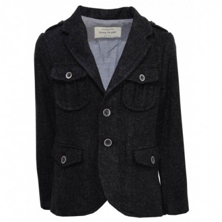 Детско сако за момче в сиво