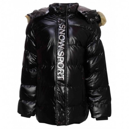 Детско яке за момче Snow в черно