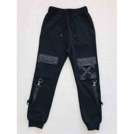 Детско долнище за момче Sport в черно