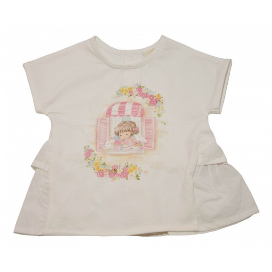 Разкроена бебешка туника...