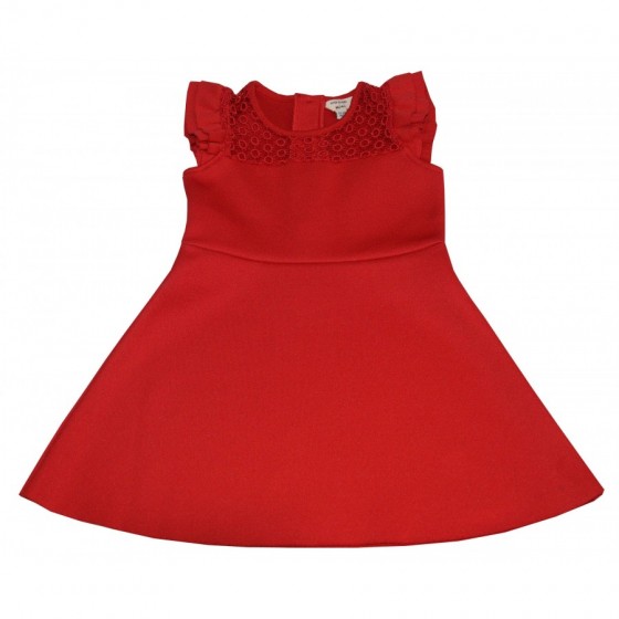 Червена официална бебешка...