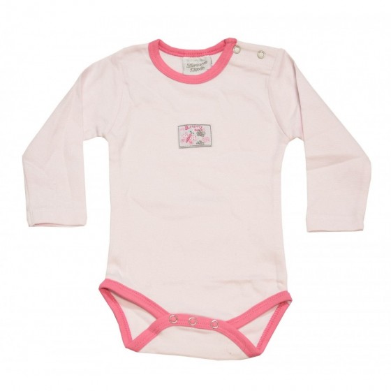 Бледорозово бебешко боди с...