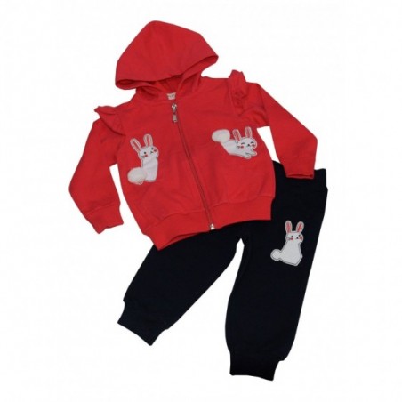 Бебешки комплект за момиче Зайко