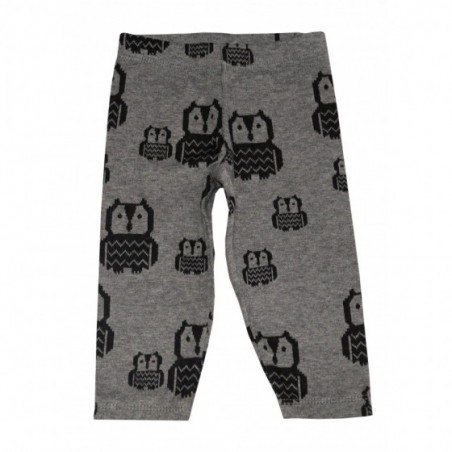 Бебешки клин Бухалче в сиво