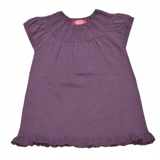 Лилава бебешка туника -...