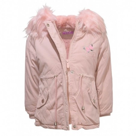 Бебешко яке за момиче в розово