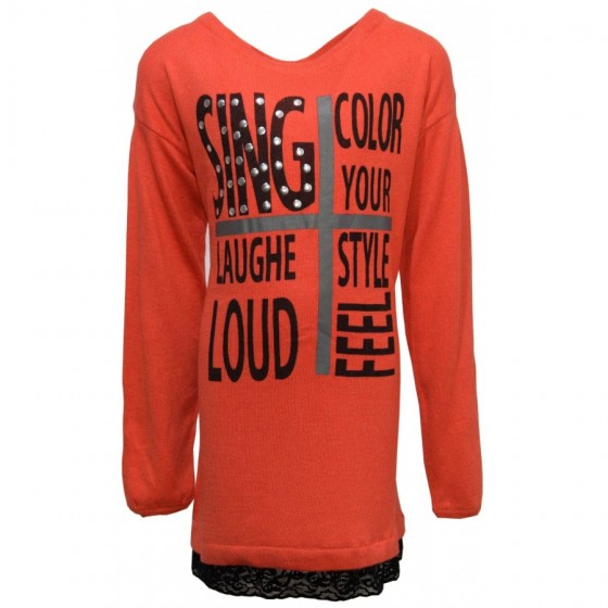 Детска туника Color в оранжево