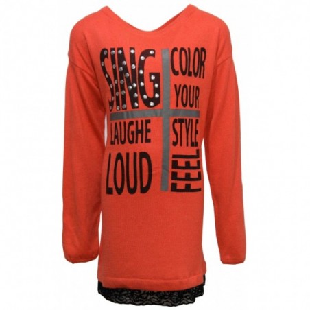 Детска туника Color в оранжево