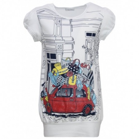 Детска туника за момиче Breeze в бяло