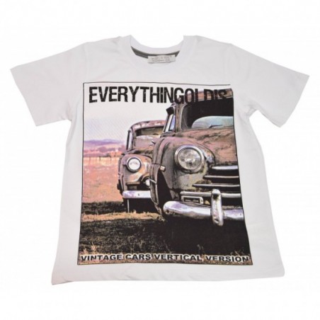 Детска тениска за момче Vintage Cars