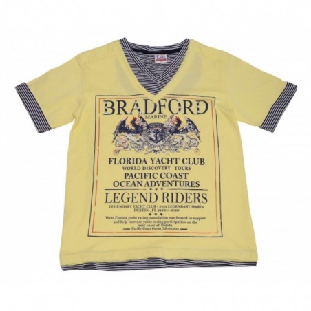 Детска тениска за момче Legend в жълто