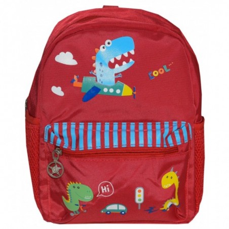Детска раница за момче Dino в червено