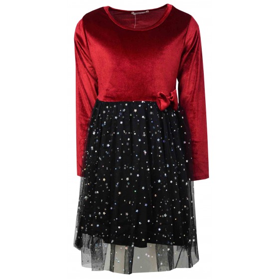 Детска плюшена рокля Star