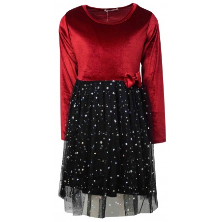 Детска плюшена рокля Star