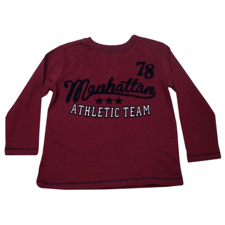 Детска блуза за момче в червено