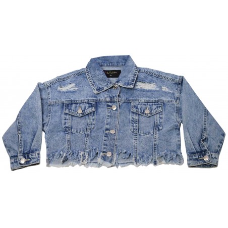 Детско дънково яке за момиче