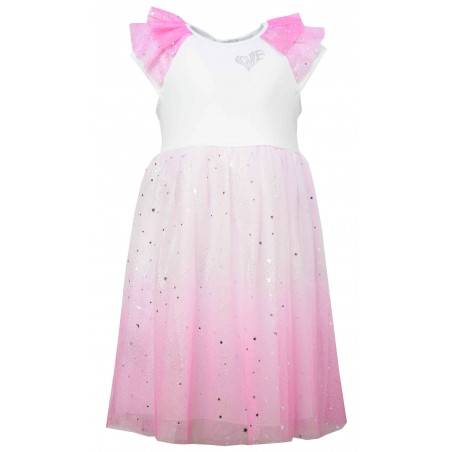 Детска рокля Love в розово